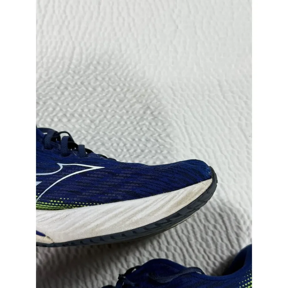 Mizuno Shoes Mens Size 13 Blue Green Wave Rider 28 Athletic Running Sneakers